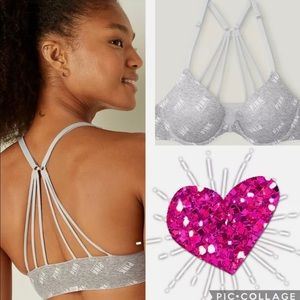 victoria's Secret pink Everywhere Push Up Bra
Size 36B 40B Strappy Back VS